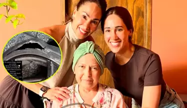 Tepha Loza tuvo accidente vehicular al querer pasar un cami�n