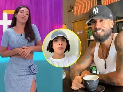 Jazm�n Pinedo aclara video viral de Valentino Palacios y Gino Assereto.