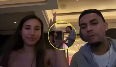 Samahara Lobat�n y Youna comparten abrazos en EE. UU. tras coqueteos en redes.