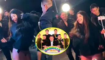 Leslie Shaw grabar�a con Pamela Franco y Christian Cueva