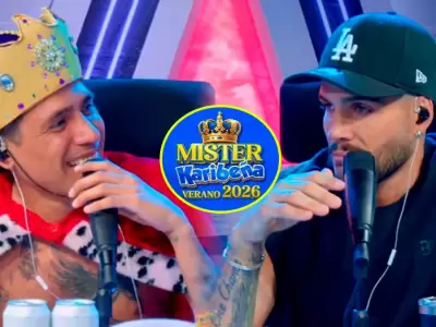 Gerardo Pe celebra que gan� el Mister Karibe�a Verano 2026