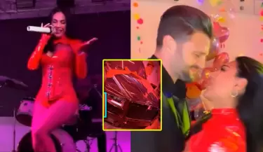 Tefi Valenzuela celebra su cumplea�os en Miami junto a su saliente