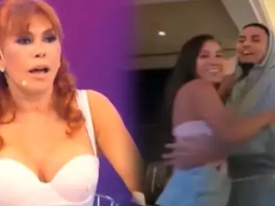 Magaly comenta el reencuentro de Samahara Lobat�n y Youna
