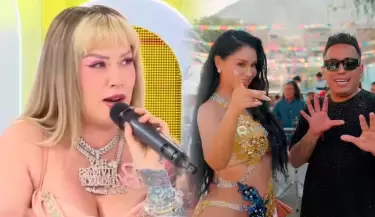 Leslie Shaw grabar�a con Pamela Franco y Christian Cueva