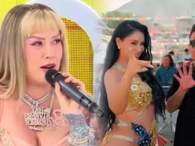 Leslie Shaw grabar�a con Pamela Franco y Christian Cueva