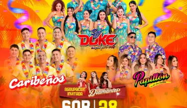 Cierre de carnavales con Caribe�os de Guadalupe, Orquesta Diamantes, Papill�n y Son del Duke.