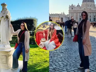 Melissa Klug comparte emotivo mensaje desde el Vaticano tras dif�ciles momentos familiares.