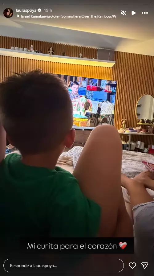 Laura Spoya sube historia con sus hijos tras accidente. (Instagram)