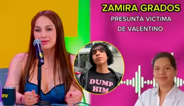 Influencer pone en duda denuncia contra Valentino y joven responde en vivo.