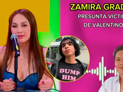 Influencer pone en duda denuncia contra Valentino y joven responde en vivo.