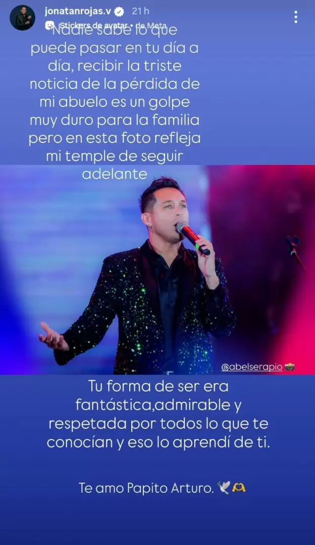 Historia de Jonatan Rojas de Hermanos Yaipén