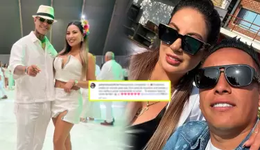 Pamela L�pez dedic� misma frase que dec�a a Cueva para Paul Michael