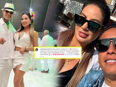 Pamela L�pez dedic� misma frase que dec�a a Cueva para Paul Michael