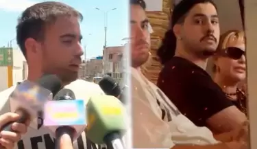 C�sar Bk estuvo con Leslie Shaw y 'El Prefe' en audiencia tras denuncia por agresi�n