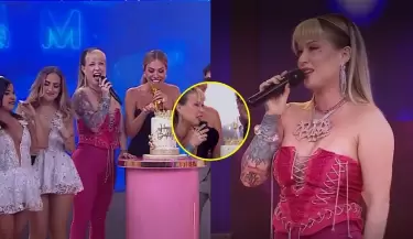 Leslie Shaw sorprende con peculiar deseo de cumplea�os en plena promoci�n del tema 'Choque y fuga' con Papill�n.