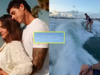 Hugo Garc�a responde a burlas sobre su paternidad y se une a trend viral.