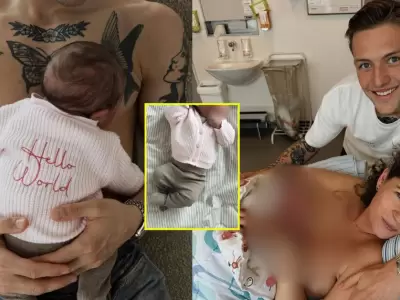 Oliver Sonne anuncia el nacimiento de su hija y conmueve con primeras im�genes.