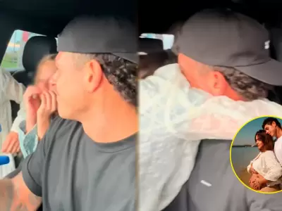 Hermana de Hugo Garc�a se conmueve al enterarse que ser� pap�.