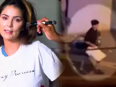 Laura Spoya sobre joven que recogi� sus cosas del auto tras choque