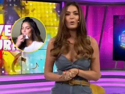 Laura Spoya reaparece y admite que contin�a con diente fracturado tras fuerte choque.