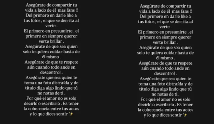 Publicaci�n de Masiel M�laga en Instagram.