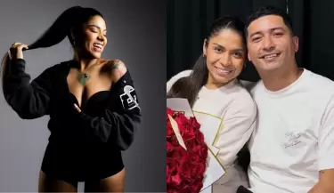 Masiel M�laga enterr� al Churrito Hinostroza.