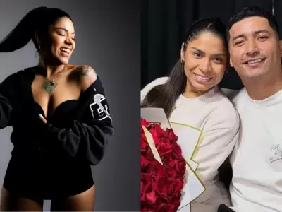 Masiel M�laga enterr� al Churrito Hinostroza.