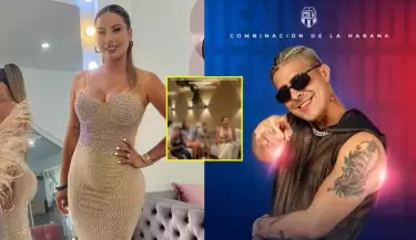 Pamela L�pez emociona al apoyar a Paul Michael tras su ingreso a Combinaci�n de la Habana.