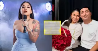 Masiel M�laga habla de 'Churrito' en vivo y le deja promesa a Edson D�vila.