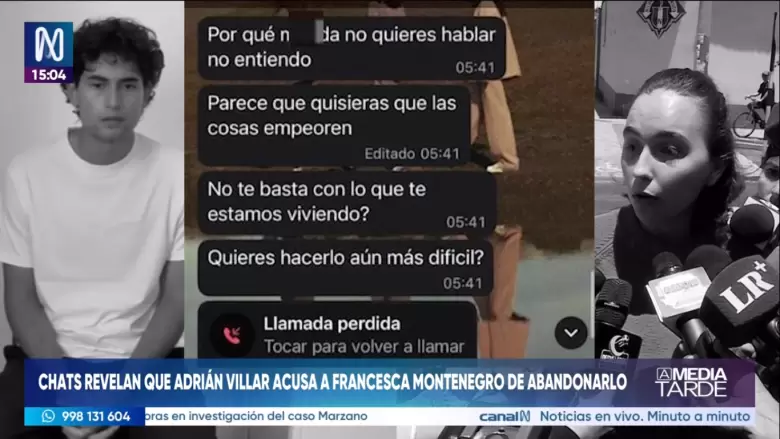 Adri�n Villar acusa abandono de su expareja tras accidente.