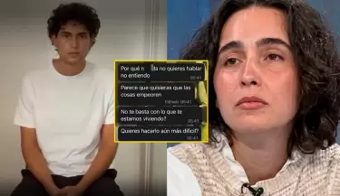Adri�n Villar le reproch� a su expareja luego del accidente.