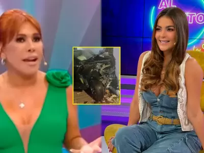 Magaly lanza fuerte cr�tica contra Laura Spoya.