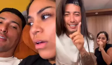 Masiel M�laga y 'Churrito' Hinostroza salen a aclarar rumores de separaci�n.