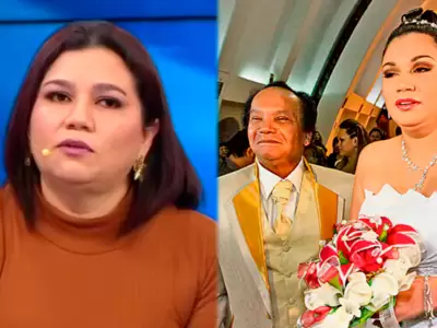 Esposa de Melcochita pone condici�n para firmar el divorcio.