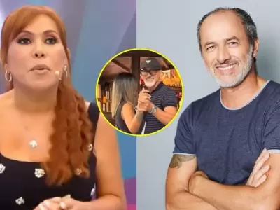 Magaly Medina reacciona a las 'aventuras' de soltero de Carlos Alc�ntara.