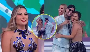 Pamela L�pez y Paul Michael derrochan qu�mica al bailar salsa en 'Mande quien mande'.