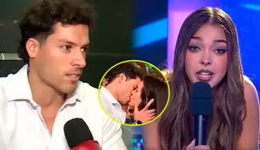 Patricio Parodi minimiza la reacci�n de Flavia L�pez tras besar a Ros�ngela Espinoza
