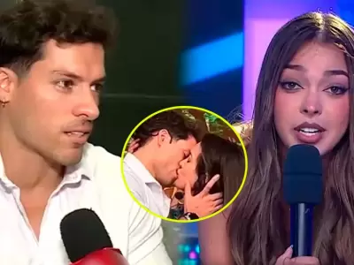 Patricio Parodi minimiza la reacci�n de Flavia L�pez tras besar a Ros�ngela Espinoza