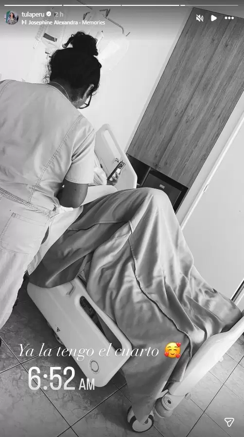 Tula Rodr�guez revela que su hija ya est� en su cuarto tras operaci�n. (Instagram)