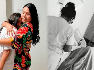 Tula Rodr�guez conmueve al contar que su hija fue operada por tercera vez.