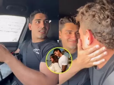 Hugo Garc�a muestra la reacci�n de su hermano al enterarse que ser� pap� con Isabella Ladera.