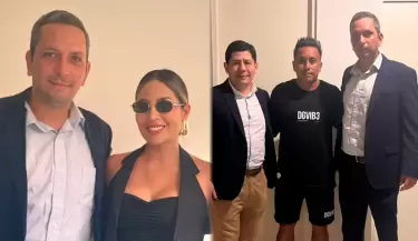 Reuni�n entre Christian Cueva y abogado de Pamela L�pez genera expectativa.