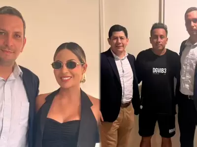 Reuni�n entre Christian Cueva y abogado de Pamela L�pez genera expectativa.