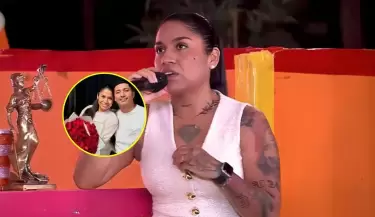 Masiel M�laga cuenta c�mo inici� su historia con el 'Churrito' Hinostroza.