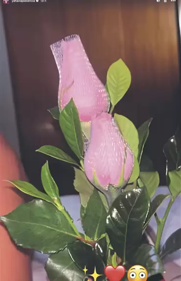 Yahaira Plasencia recibe regalo por el D�a de la Mujer.