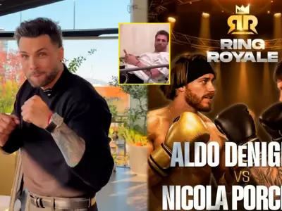 Nicola Porcella preocupa tras lesionarse antes de pelea con Aldo de Nigris.