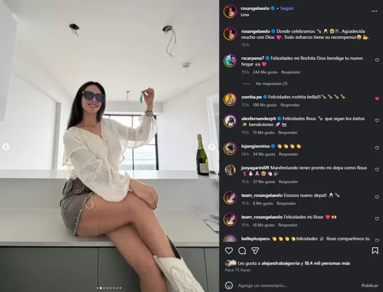 Ros�ngela Espinoza se emociona tras comprar su segundo departamento. (Captura de pantalla)