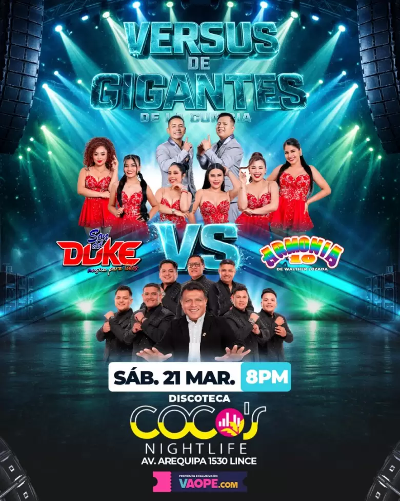 Versus de Gigantes de la Cumbia.