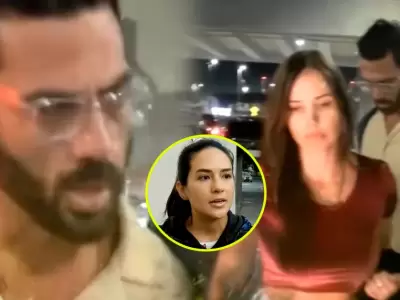 Gustavo Salcedo se molest� tras pregunta por veterinaria frente a Maju Mantilla