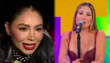 Pamela Franco se burla del comentario de Pamela L�pez sobre su "coraz�n negro".